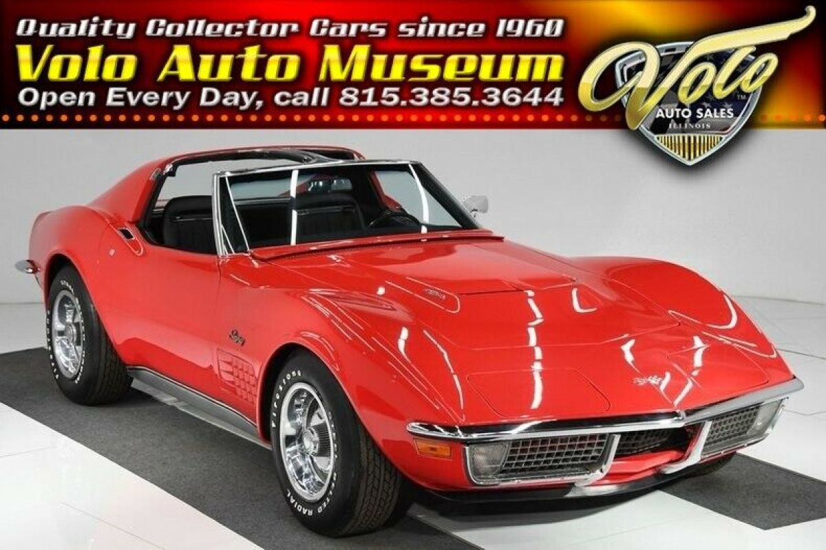 1971 Red Chevrolet Corvette Coupe