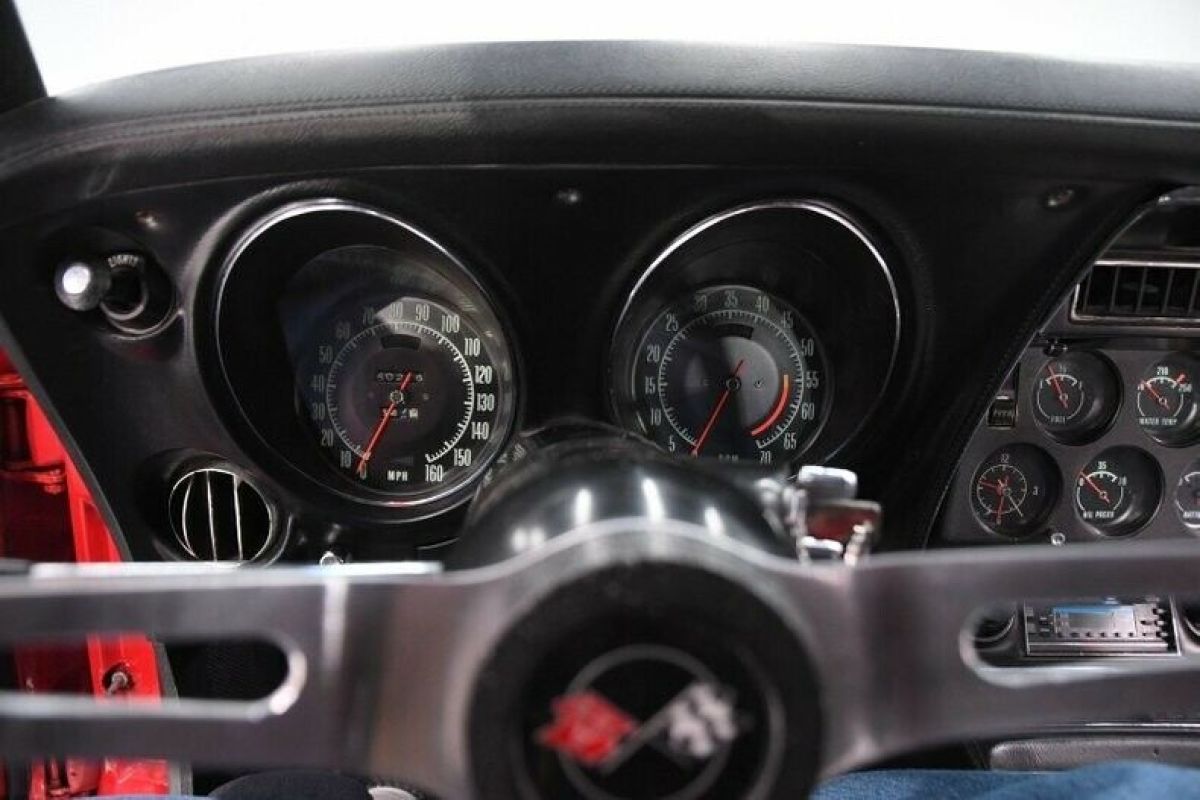 1971 Red Chevrolet Corvette Coupe