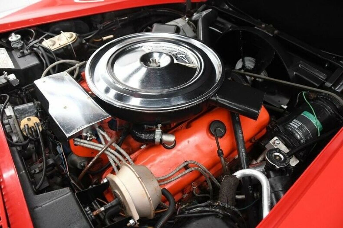 1971 Red Chevrolet Corvette Coupe