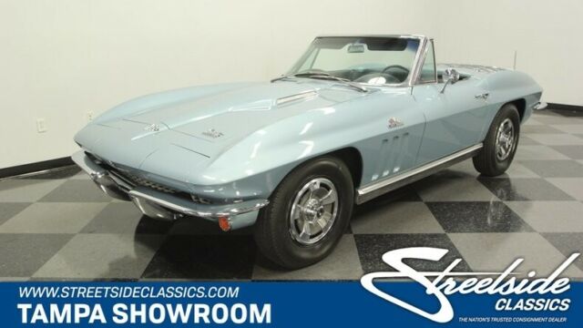 1966 Blue Chevrolet Corvette Convertible