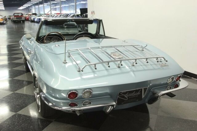 1966 Blue Chevrolet Corvette Convertible