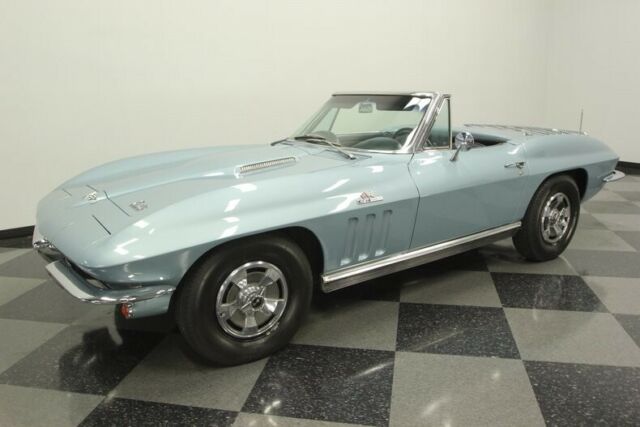 1966 Blue Chevrolet Corvette Convertible