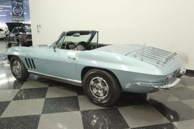 1966 Blue Chevrolet Corvette Convertible
