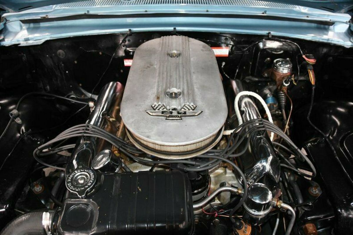 1963 Blue Ford Galaxie Hardtop