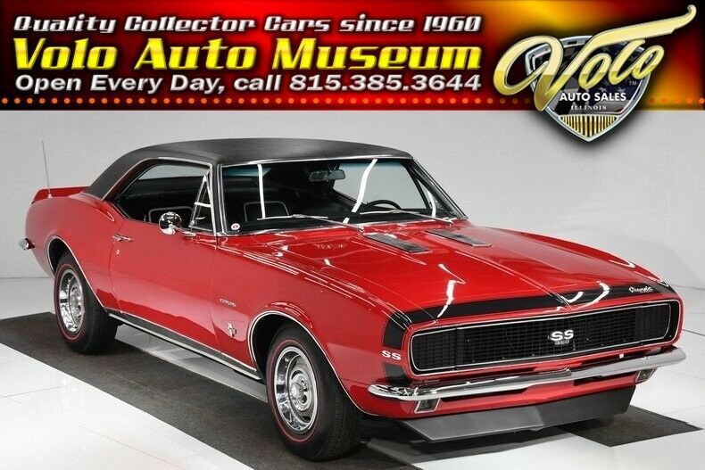 1967 Red Chevrolet Camaro Hardtop