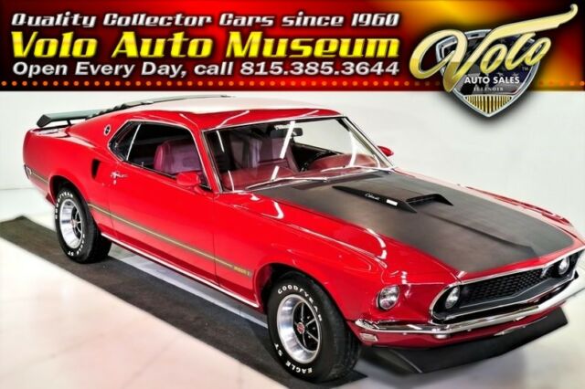 1969 Red Ford Mustang Fastback