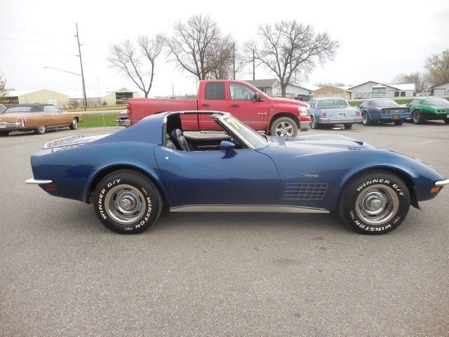 1972 Blue Chevrolet Corvette Coupe