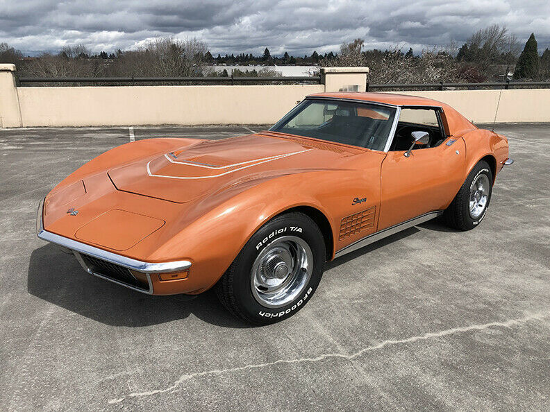 1972 Ontario Orange Chevrolet Corvette Coupe