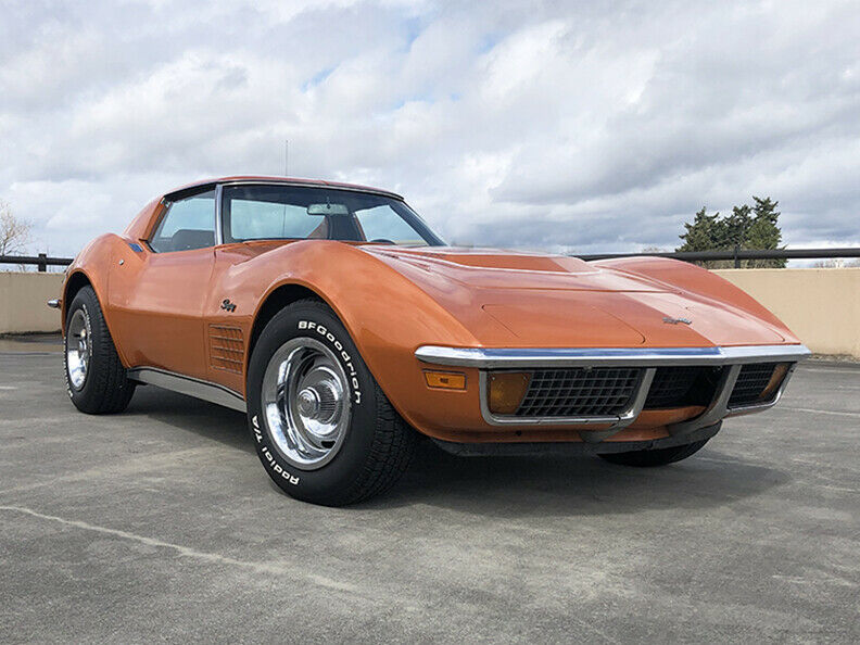 1972 Ontario Orange Chevrolet Corvette Coupe