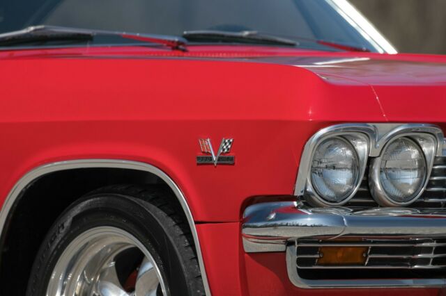 1965 Red Chevrolet Impala Coupe