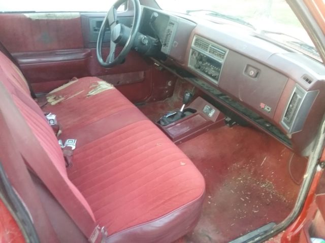 1990 Red Chevrolet S-10 Standard Cab Pickup