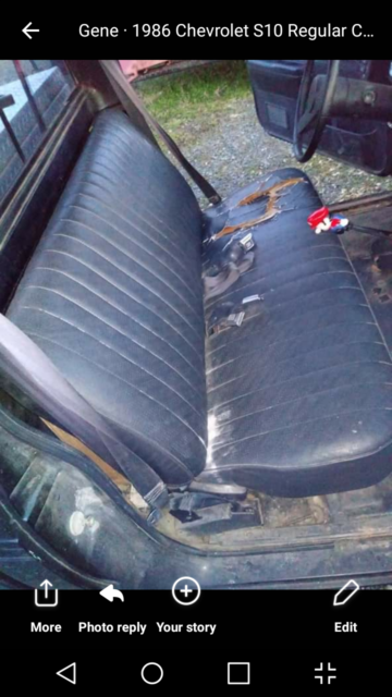 1986 Black Chevrolet S-10 Standard Cab Pickup