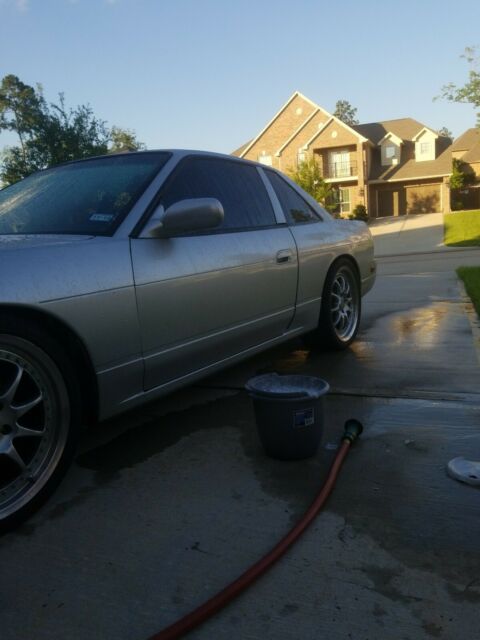 1989 Silver Nissan 240SX Coupe