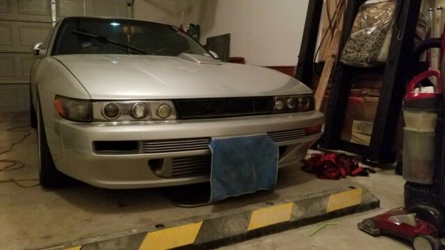 1989 Silver Nissan 240SX Coupe