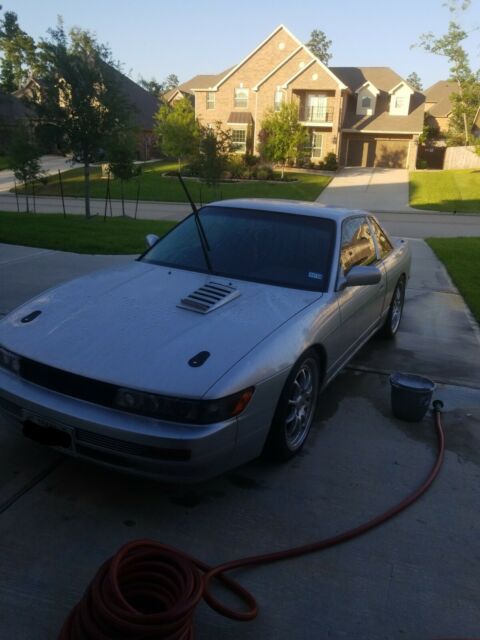 1989 Silver Nissan 240SX Coupe