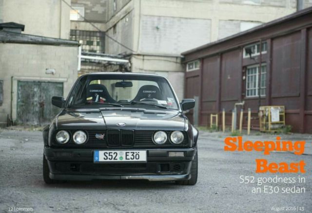 1991 Black BMW 3-Series Sedan