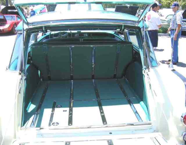 1955 Turquoise Blue metalic  and White Mist Pontiac Safari Wagon Wagon