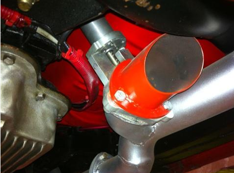 1955 Red/Black Chevrolet Bel Air/150/210 2 DR Post