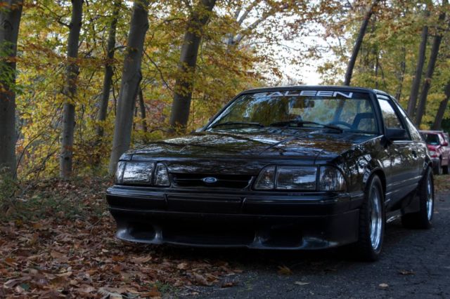 1990 Black Ford Mustang