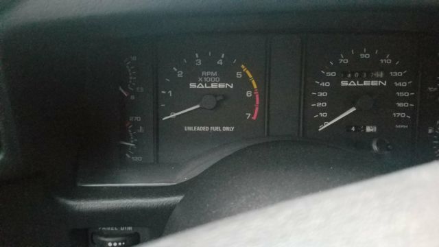 1990 Black Ford Mustang