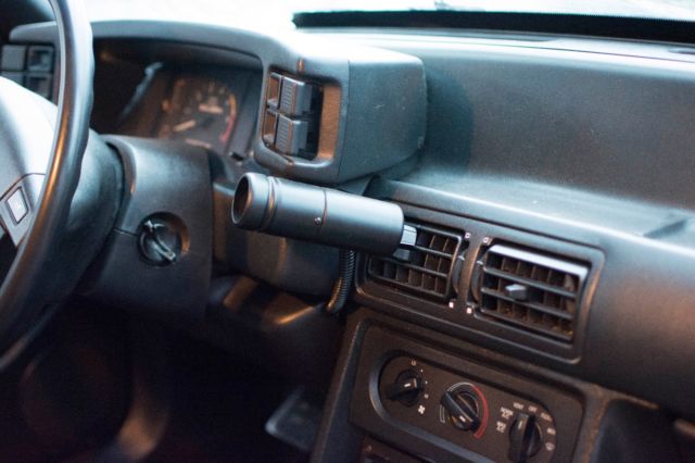 1990 Black Ford Mustang