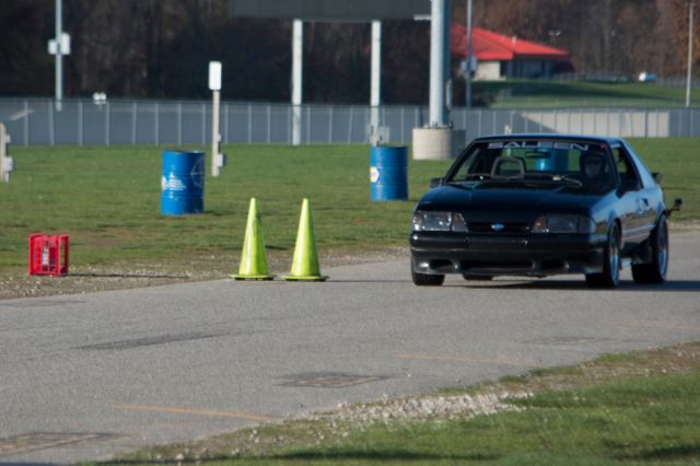 1990 Black Ford Mustang