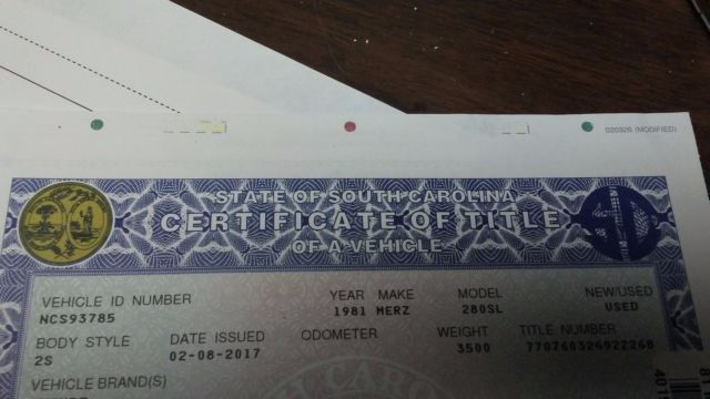 1980 Silver Mercedes-Benz SL-Class Convertible