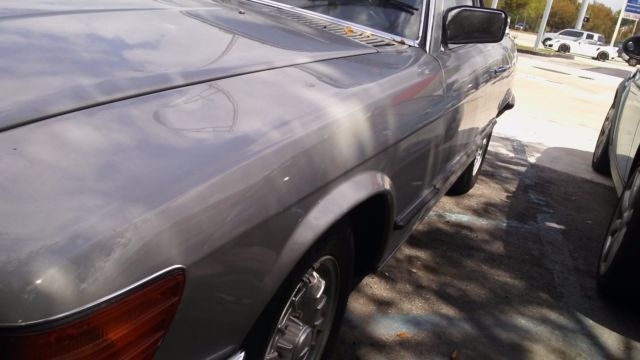 1980 Silver Mercedes-Benz SL-Class Convertible