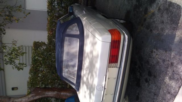 1980 Silver Mercedes-Benz SL-Class Convertible