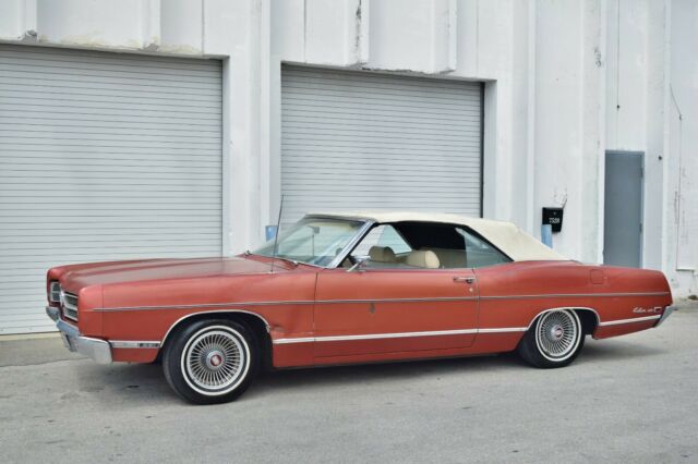 1969 Red Ford Galaxie Convertible