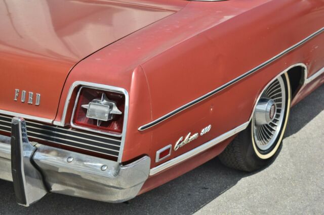1969 Red Ford Galaxie Convertible