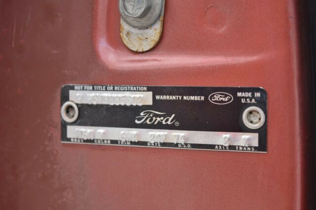 1969 Red Ford Galaxie Convertible