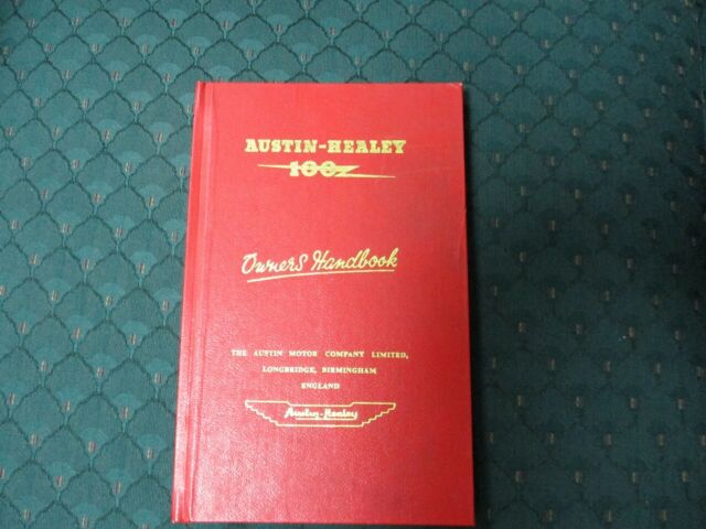 1955 White and Red Austin Healey 100-4 Convertible