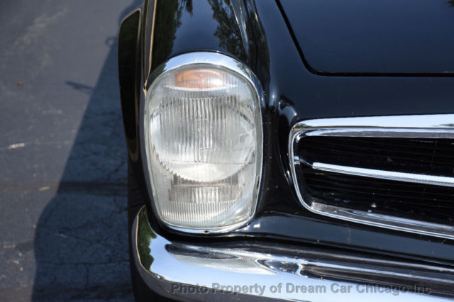 1966 Black Mercedes-Benz SL-Class Convertible