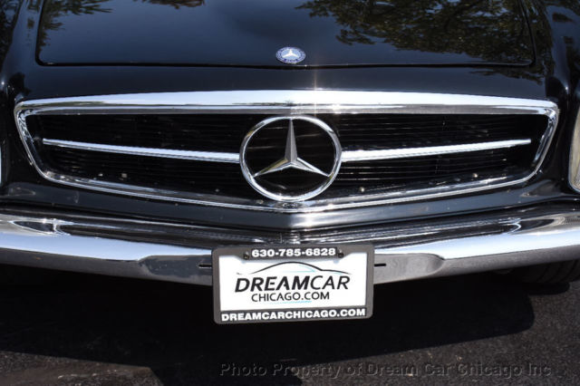 1966 Black Mercedes-Benz SL-Class Convertible