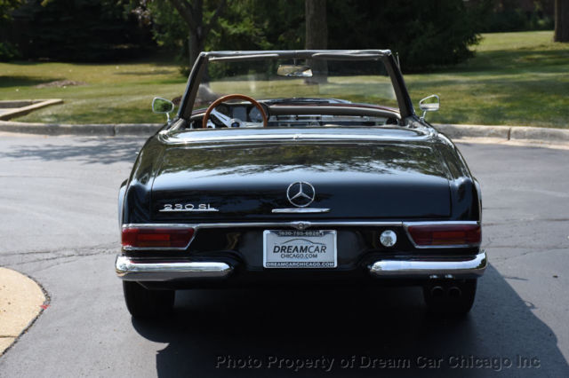 1966 Black Mercedes-Benz SL-Class Convertible
