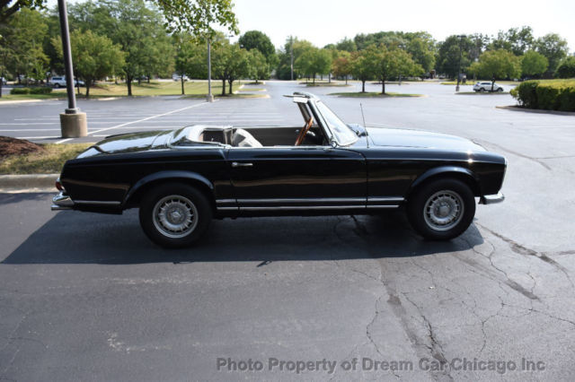1966 Black Mercedes-Benz SL-Class Convertible