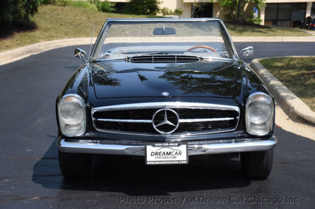 1966 Black Mercedes-Benz SL-Class Convertible