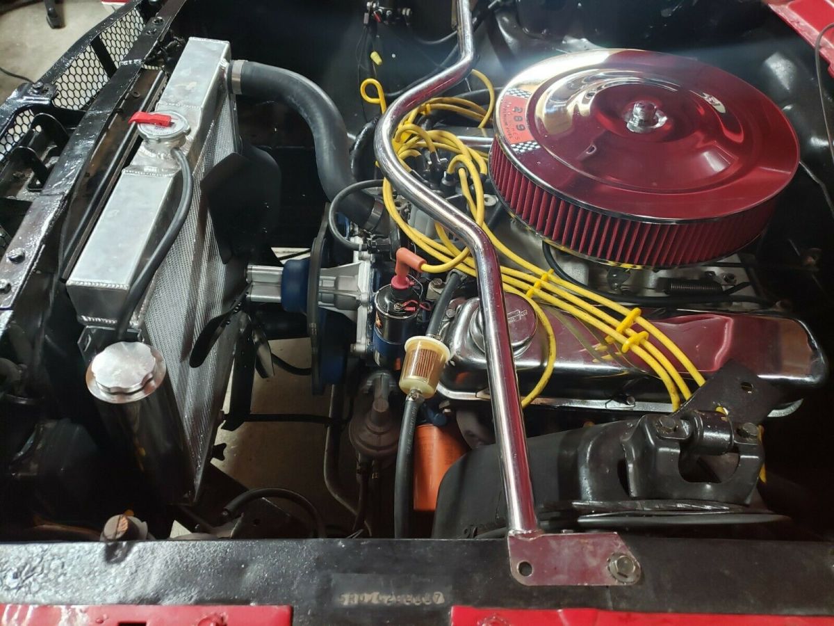 1965 Red Ford Mustang Convertible