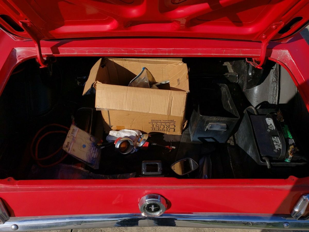1965 Red Ford Mustang Convertible