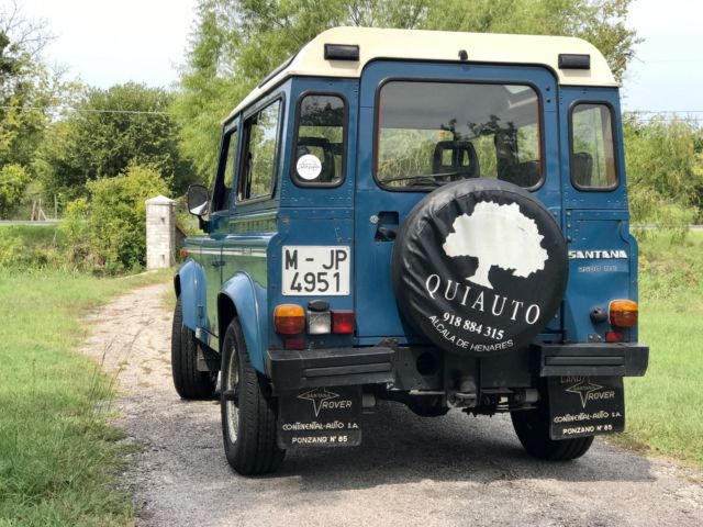 1989 Blue Land Rover Defender SUV