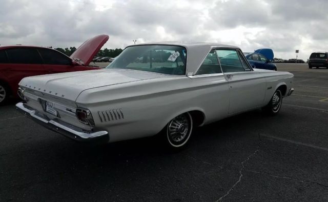 1965 White Plymouth Other 2 door hardtop