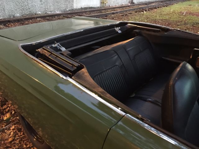 1968 Green Plymouth Satellite Convertible