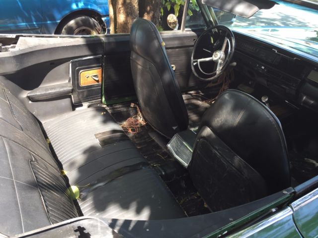 1968 Green Plymouth Satellite Convertible