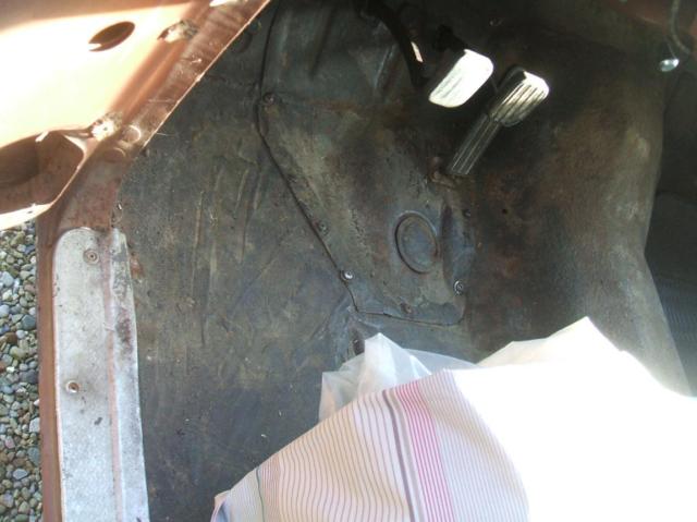 1954 White over Brown Plymouth Savoy Sedan