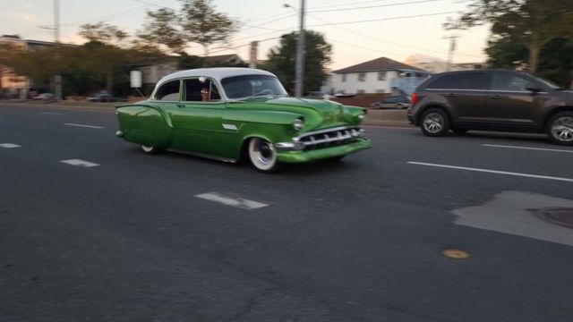 1954 Green Chevrolet Bel Air/150/210 Coupe