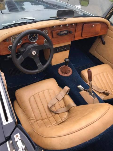 1967 Blue Austin Healey 3000 Convertible