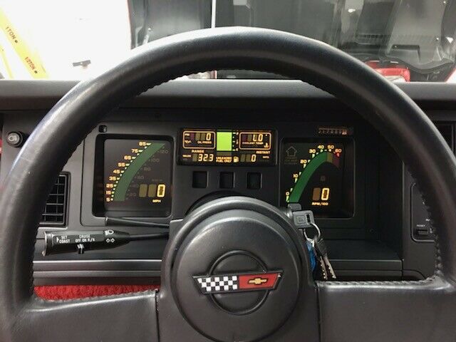 1987 Red Chevrolet Corvette Coupe