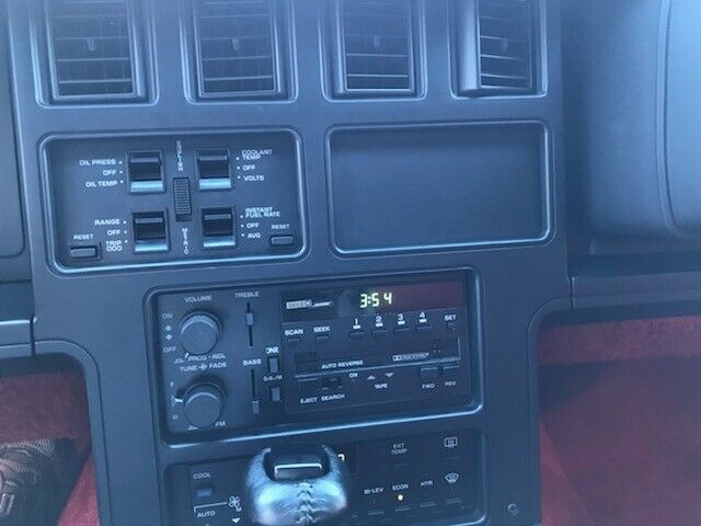 1987 Red Chevrolet Corvette Coupe