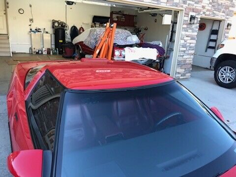 1987 Red Chevrolet Corvette Coupe